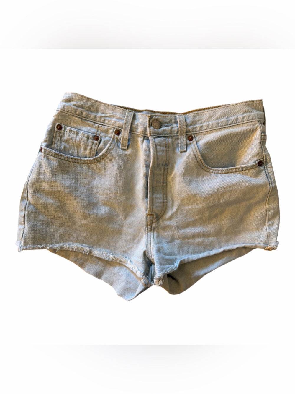 Levi’s 501 Light Wash Denim cut off Women's Shorts